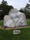 Cascade, sculptor: Agness Petrovia ,Art and Culture park in Quispamsis
