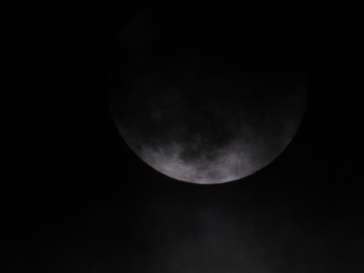Moon over West Bay