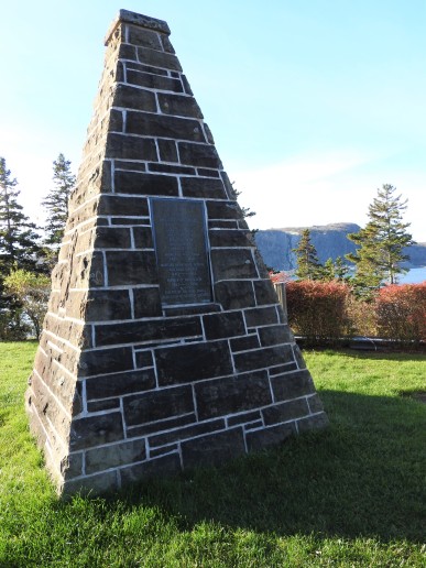 Monument Erected by the Nova Scotia Association of Scottish Societies. Beside the Cape Breton Tourist Inforatiom Bureau. Port Hastings