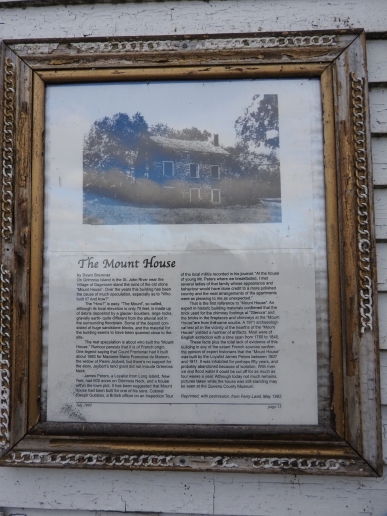 Story of the Mount House on Gagetown Island