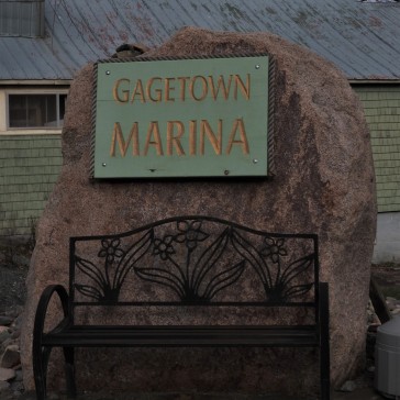 Gagetown Marina sign
