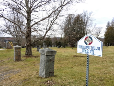 United Empire Loyalist Burial Site Trinity Anglican Church. Kingston, New Brunswick