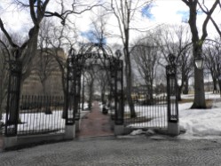 Gates to Old Burial Ground saint John