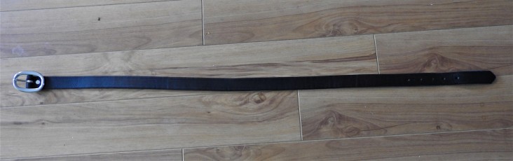 My hand crafted belt from the Sackville Harness shop