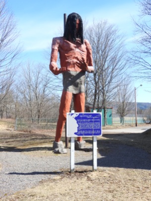 Glooscap statue, parrsboro, Nova Scotia
